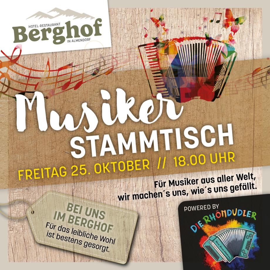 Musikerstammtisch der Rhöndudler 25.10.2024