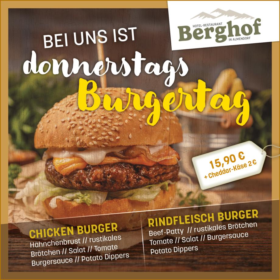 Burgertag im Berghof