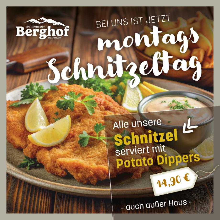 Schnitzeltag im Berghof